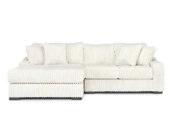 Mor Furniture Sofas|Casper Sofa Chaise In Pony Slate, Left Facing