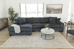 Mor Furniture Sectionals|Casper Xl Sofa Chaise In Pony Slate, Left Facing
