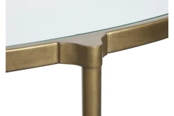 Mor Furniture Coffee Tables|Cassidy Coffee Table In Aged Brass
