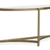 Mor Furniture Sofa & End Tables|Cassidy Sofa Table In Aged Brass