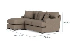 Mor Furniture Sofas|Catamaran Reversible Sofa Chaise - Custom Order