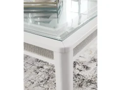 Mor Furniture Seating For 4|Dining Room Sets|Chalanna Dining Table & 4 Chairs In White