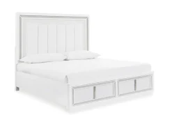 Mor Furniture Beds|Storage Beds|Chalanna Storage Bed In White, Queen
