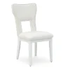 Mor Furniture Dining Chairs|Chalanna Upholstered Side Chair In White, Set Of 2