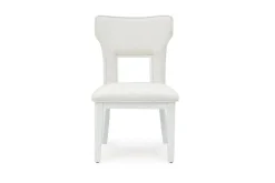Mor Furniture Dining Chairs|Chalanna Upholstered Side Chair In White, Set Of 2