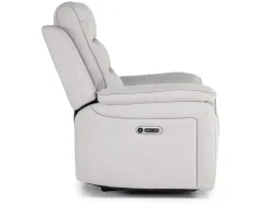 Mor Furniture Recliners|Chanell 2 Power Recliner In New Nappa Gray