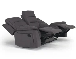Mor Furniture Reclining Sofas|Chanell Reclining Sofa & Console Loveseat In New Nappa Gray