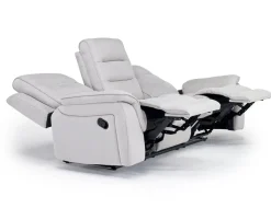 Mor Furniture Reclining Sofas|Chanell Reclining Sofa & Console Loveseat In New Nappa Gray
