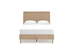 Mor Furniture Beds|Cielden Panel Bed In Tan, Twin