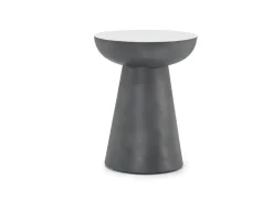 Mor Furniture Sofa & End Tables|Circularity Chairside Table In Dark Gray/White