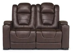Mor Furniture Reclining Sofas|Loveseats|Cody 2 Power Loveseat In Walnut
