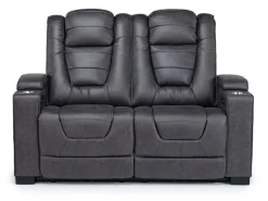 Mor Furniture Reclining Sofas|Loveseats|Cody 2 Power Loveseat In Walnut