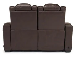 Mor Furniture Reclining Sofas|Loveseats|Cody 2 Power Loveseat In Walnut