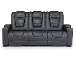 Mor Furniture Living Room Sets|Cody 2 Power Sofa & Loveseat In Walnut