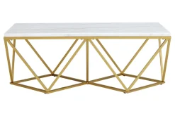Mor Furniture Coffee Tables|Conner Coffee Table In Marble/Gold