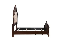 Mor Furniture Upholstered Beds|Beds|Constantine Upholstered Bed In Cherry, Queen