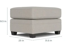Mor Furniture Ottomans|Cordoba Ottoman In Splash Linen