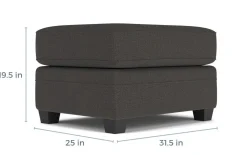 Mor Furniture Ottomans|Cordoba Ottoman In Splash Linen