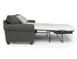 Mor Furniture Sleeper Sofas|Sofas|Cordoba Queen Sleeper Sofa W/ Mattress In Splash Charcoal