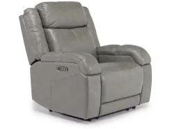 Mor Furniture Recliners|Cortez Power Recliner In Dark Brown Leather