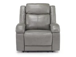 Mor Furniture Recliners|Cortez Power Recliner In Dark Brown Leather