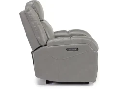 Mor Furniture Recliners|Cortez Power Recliner In Dark Brown Leather