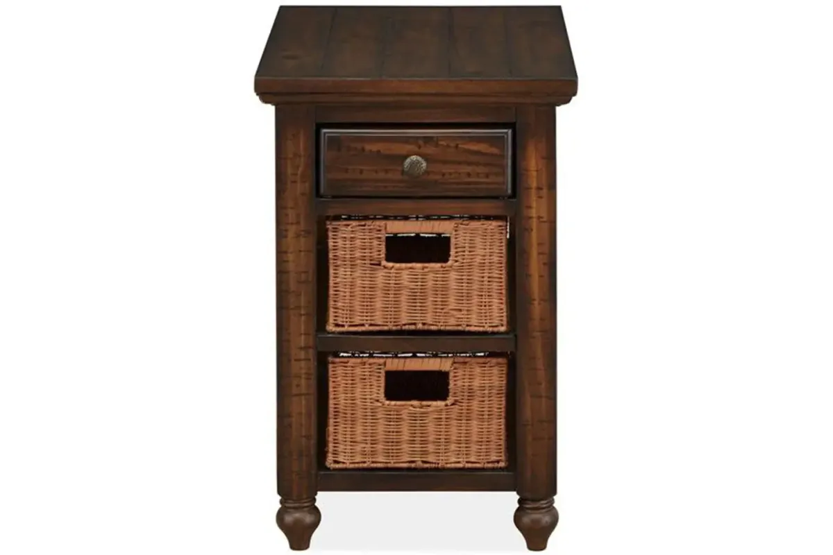 Mor Furniture Sofa & End Tables|Cottage Lane Chairside Table In Brown