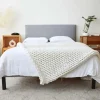 Mor Furniture Duvets & Coverlets|Duvets & Coverlets|Cotton Weighted Blanket In Cream, Twin/Full