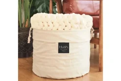 Mor Furniture Duvets & Coverlets|Duvets & Coverlets|Cotton Weighted Blanket In Cream, Twin/Full