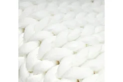 Mor Furniture Duvets & Coverlets|Duvets & Coverlets|Cotton Weighted Blanket In Cream, Twin/Full