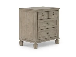 Mor Furniture Nightstands|Country Side 4 Drawer Nightstand In Brown