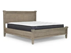 Mor Furniture Beds|Country Side Canopy Bed In Brown, Queen