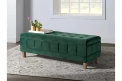 Mor Furniture Bedroom Benches|Crosby Storage Bench In Gun Metal