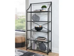 Mor Furniture Bookcases & Library Walls|Dakerwell Bookcase In Antique Black