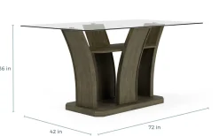 Mor Furniture Counter Height Tables|Dining Tables|Dapper Counter Height Dining Table In Brown