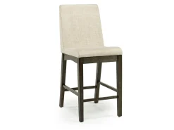 Mor Furniture Seating For 4|Round Dining Sets|Dapper Round Counter Height Dining Table & 4 Stools In Gray