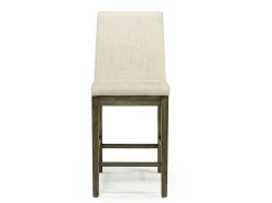 Mor Furniture Seating For 4|Round Dining Sets|Dapper Round Counter Height Dining Table & 4 Stools In Gray