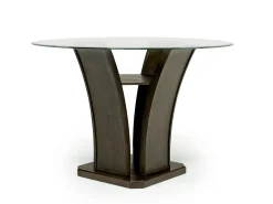 Mor Furniture Dining Tables|Dapper Round Counter Height Dining Table In Brown