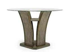 Mor Furniture Dining Tables|Dapper Round Counter Height Dining Table In Brown