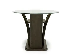 Mor Furniture Dining Tables|Dapper Round Counter Height Dining Table In Brown