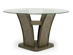 Mor Furniture Round Dining Tables|Dining Tables|Dapper Round Dining Table In Gray
