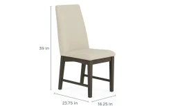 Mor Furniture Dining Chairs|Dapper Side Chair In Brown