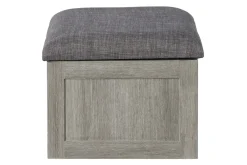 Mor Furniture Coffee Tables|Dawson Coffee Table W/ 4 Storage Stools In Gray