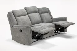 Mor Furniture Reclining Sofas|Derby Reclining Sofa & Console Loveseat In Gray