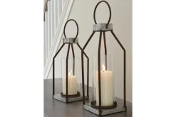 Mor Furniture Candle Holders|Sculptures|Diedrick Lantern, Set Of 2