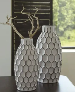Mor Furniture Vases|Dionna Vases In White, Set Of 2