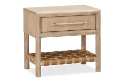 Mor Furniture Nightstands|Dorsey 2 Drawer Nightstand In Granola