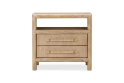 Mor Furniture Nightstands|Dorsey 2 Drawer Nightstand In Granola