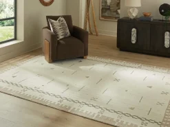 Mor Furniture Shop All Rugs|Dot Rug In Cream/Brown/Taupe, 8x10