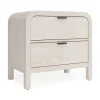 Mor Furniture Nightstands|Drake 2 Drawer Nightstand In Sugar